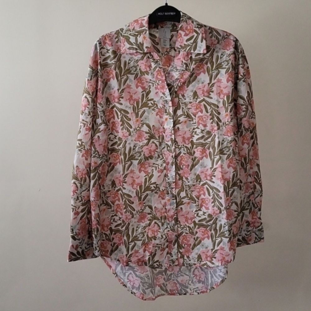 Joie Floral Button-Up Shirt